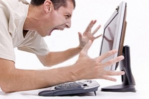 Frustrated Internet User